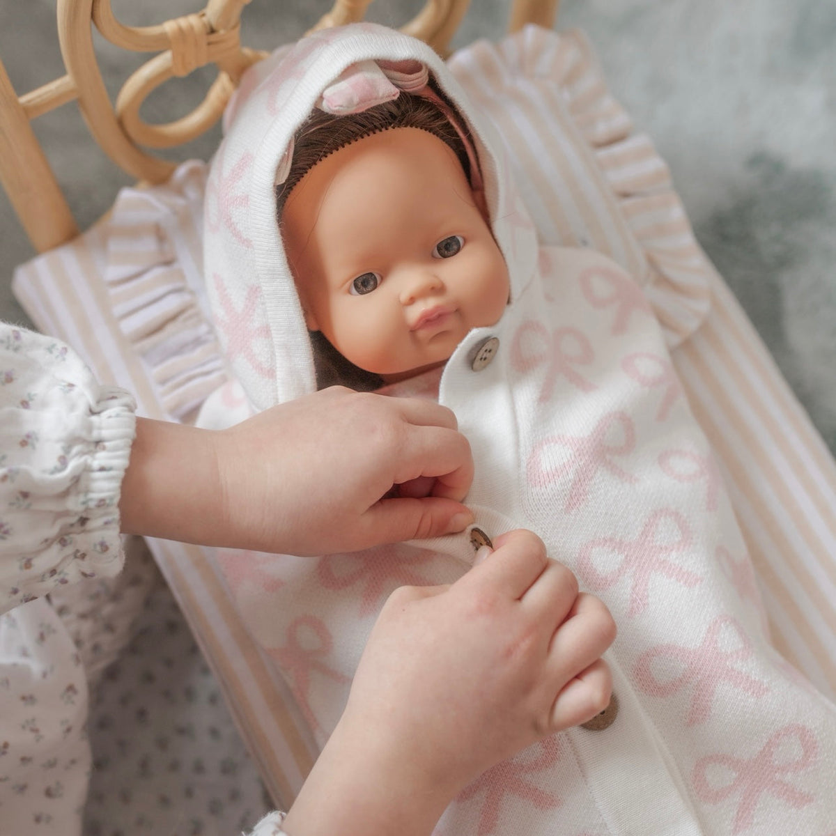 Dolls Dream Cocoon - Powder blush bows