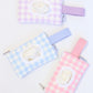 Dolly baby wipes set - Lilac Gingam
