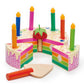 PRE ORDER NOV Wooden Rainbow birthday cake