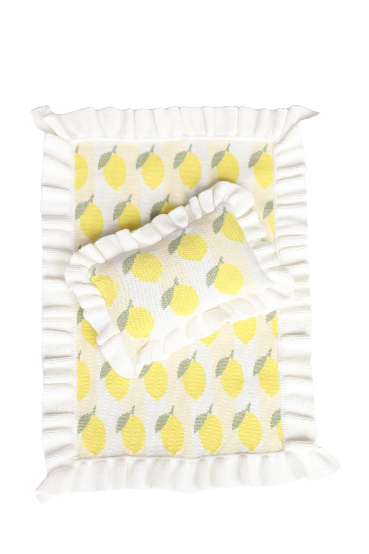 Freshly squeezed frilled doll Blanket + Pillow set