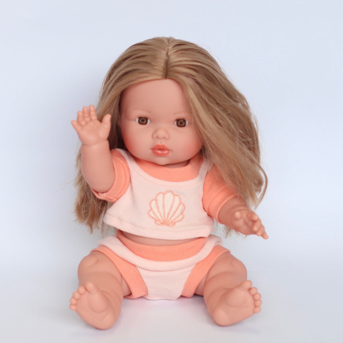 Shelly top + Bloomer shorts set - Fits 34-38cm Minikane Gordis, Mini Colettos, Llorens dolls