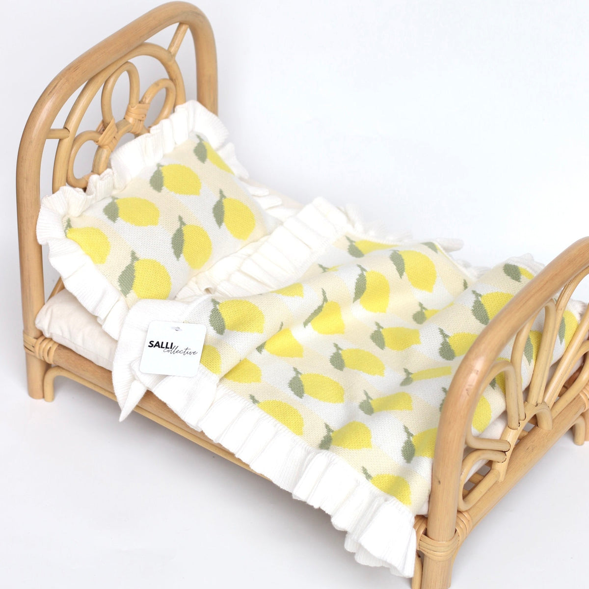 Freshly squeezed frilled doll Blanket + Pillow set