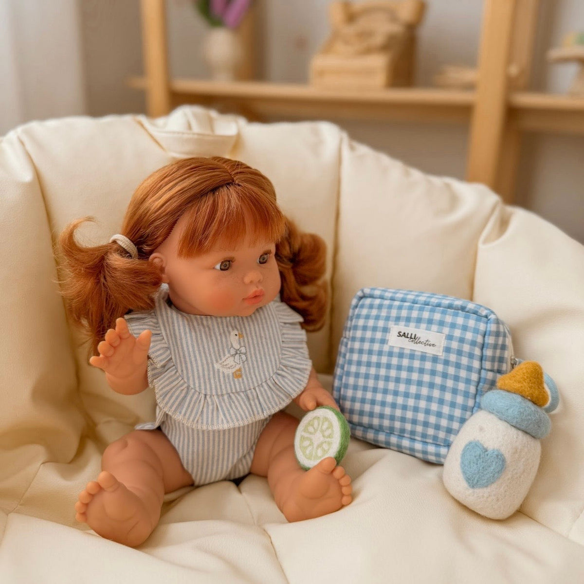 Dolly Lunch Pack - Blue Gingham