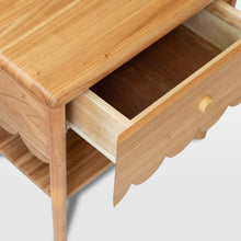 Load image into Gallery viewer, Scalloped night stand - SHIPPING QUOTE REQUIRED