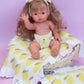 Freshly squeezed frilled doll Blanket + Pillow set