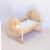 Oceana Rattan DOLL CRADLE plus mattress