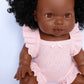 PRE ORDER Pink heart pointelle heart Playsuit - Fits 34-38cm Minikane Gordis, Mini Colettos, Miniland Dolls, Llorens dolls
