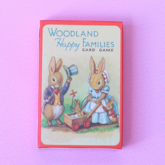 Woodland happy families card game