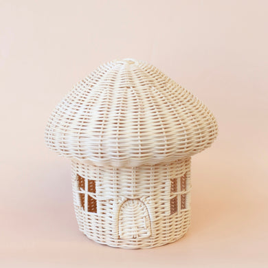 Rattan Toadstool basket