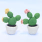 Felt cactus in pot- 2 styles