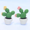 Felt cactus in pot- 2 styles