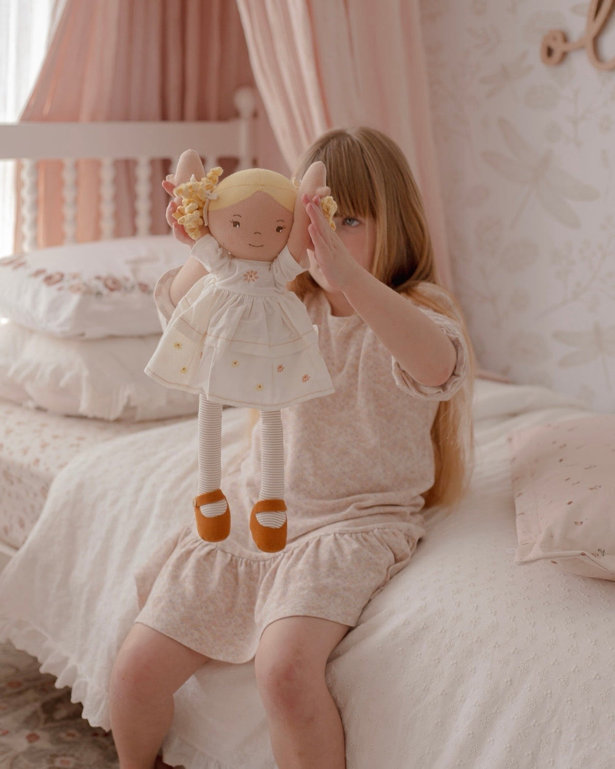 Bonikka Priscy Linen soft bodied doll 42cm