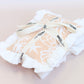 Frilled Shelly blanket + Pillow set in SAND doll bedding