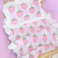 Strawberry frilled doll Blanket + Pillow set