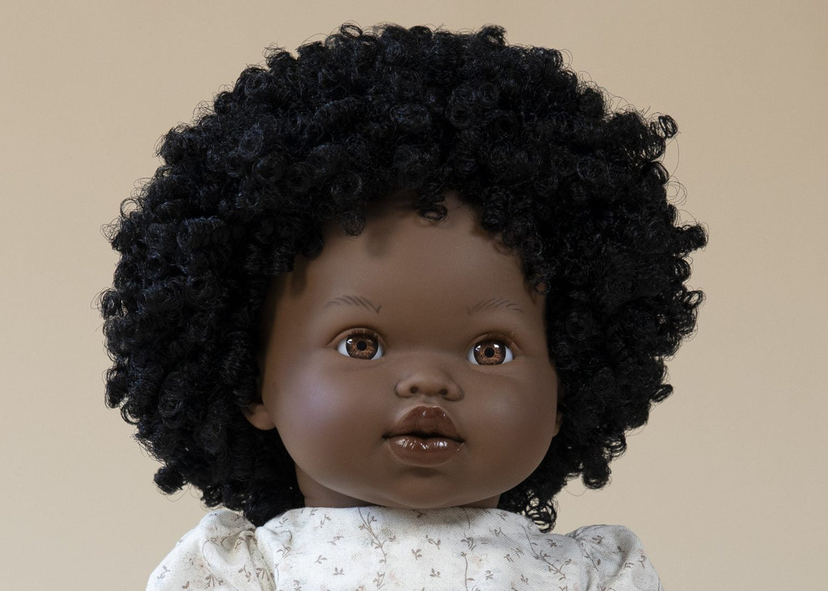 Llorens Mini Colettos Sarah Girl Doll 34cm with black hair | Spanish Doll Australia