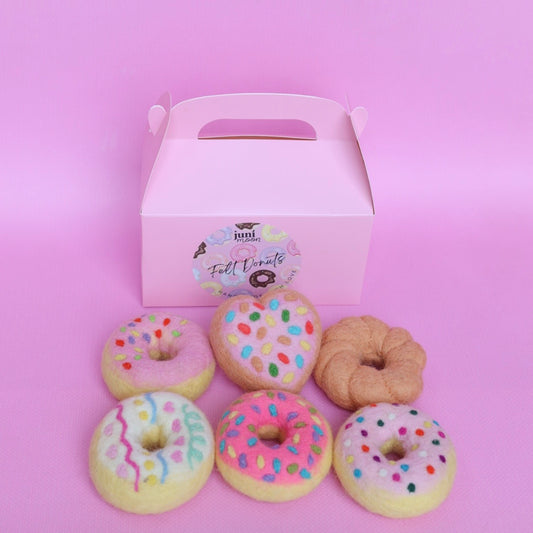 Pretty pinks Donut set - 6 pce