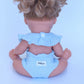 Cherry Frilled Bib & Diaper Doll Set 🍒Fits 34-38cm Minikane Gordis, Mini Colettos, Llorens dolls