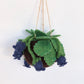PRE ORDER Blueberry felt Kokedama - hanging plant