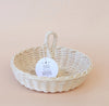 Rattan basket with Handle