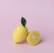 Load image into Gallery viewer, Felt ‘new look’ lemon 🍋 set of two