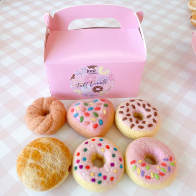 Pretty pinks Donut set - 6 pce