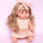 Llorens Mini Colettos Lyla Girl Doll 34cm with Long Blonde Hair | Spanish Doll Australia