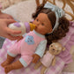 Dolls Sweet Dreams cloud Romper + Bow set  Fits 34-38cm Minikane Gordis, Mini Colettos, Llorens dolls