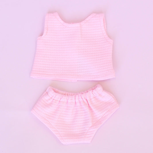 Mini Coletto underwear outfit set - Pink Fits 34-38cm Minikane Gordis, Mini Colettos, Llorens dolls
