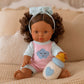 Dolls Sweet Dreams cloud Romper + Bow set  Fits 34-38cm Minikane Gordis, Mini Colettos, Llorens dolls