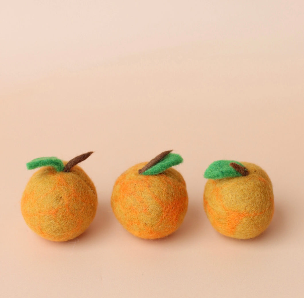 Papoose Felt Apricots-3 piece