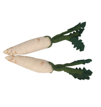 Load image into Gallery viewer, Felt large white radish - 1 pce