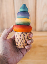 Load image into Gallery viewer, ON SALE Little Monq hand painted popsicle set plus stand