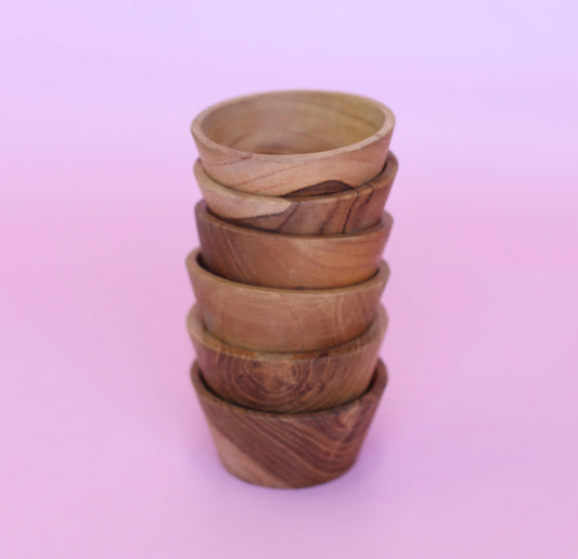Papoose large teak ramekin