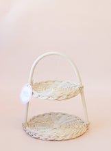 Load image into Gallery viewer, Siena arched rattan tiered cake stand