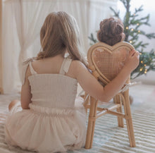 Load image into Gallery viewer, Heart strings - Rattan doll high chair