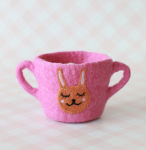 Easter felt cups - 3 colours