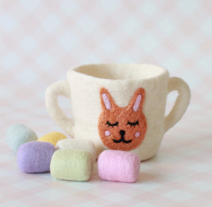 Easter felt cups - 3 colours