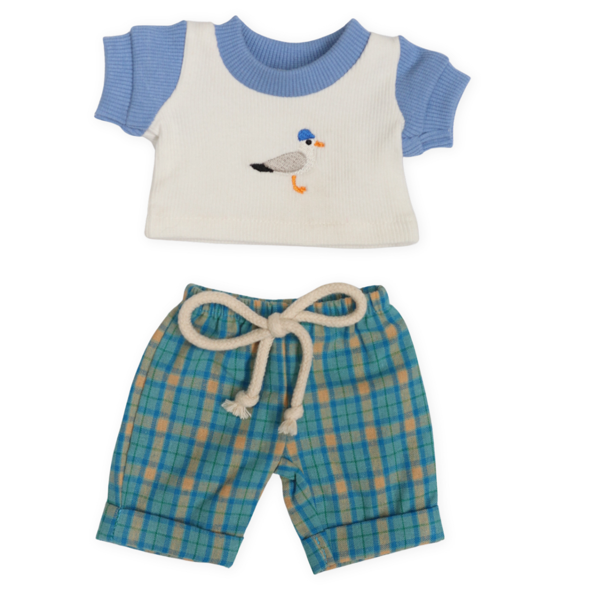 PRE ORDER the Chippy thief Tee + Check trousers 2 pce set