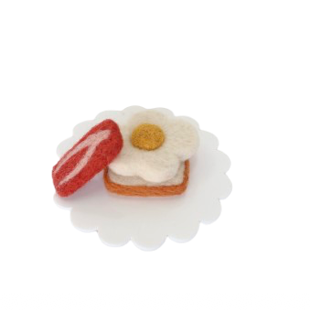 Mini Bacon + Eggs and Toast set