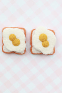 Lucky yolk eggs on toast - single or double slice