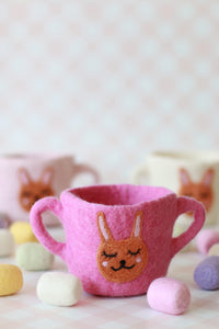 Easter felt cups - 3 colours