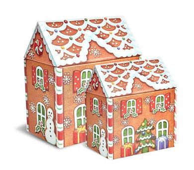 Gingerbread house tin - 2 sizes