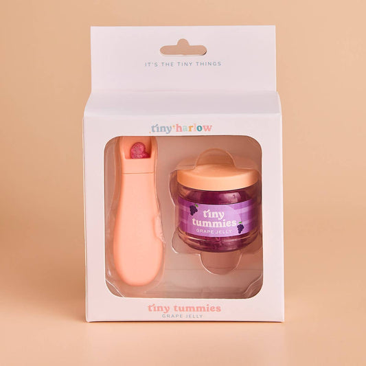 Tiny Harlow Tiny Tummies Dolls Food Jar - Grape jelly