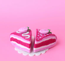 Load image into Gallery viewer, Strawberry shortcake slices - 2 pce set