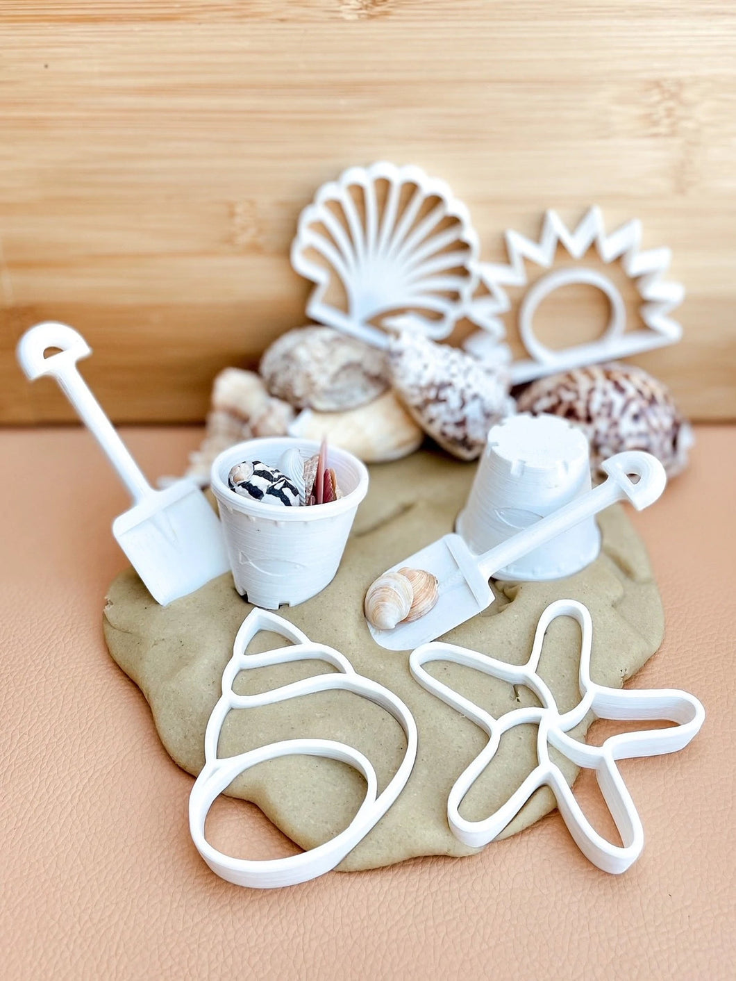 Beach play dough cutter Bundle