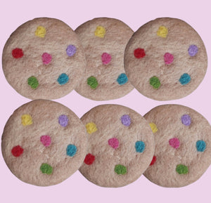 Seconds set of Dotty cookies - 6 PCE