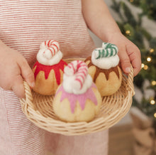 Load image into Gallery viewer, Festive sponge cakes set or singles - Candy cane sponge cakes