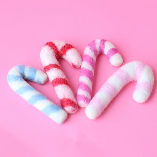 Felt Candy Canes - 4 options