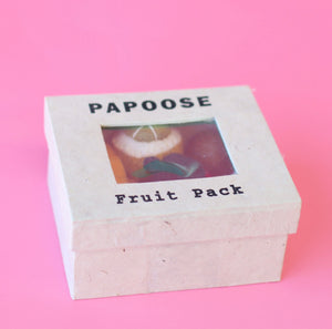 Papoose Mini set of felt fruit boxed
