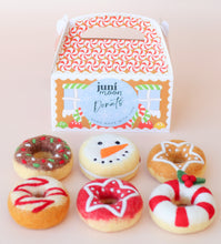 Load image into Gallery viewer, Festive Donut set - 6 pce